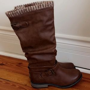 Brown boots